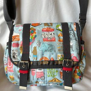 LeSportsac Artist in Residence Messenger Bag - Day at the Fair Print